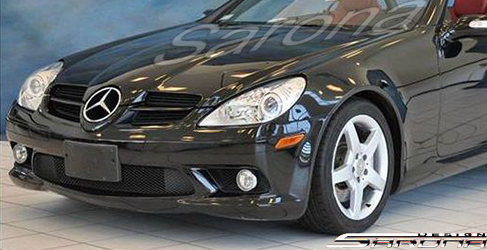 Custom Mercedes SLK  Convertible Front Bumper (2005 - 2011) - $590.00 (Part #MB-067-FB)